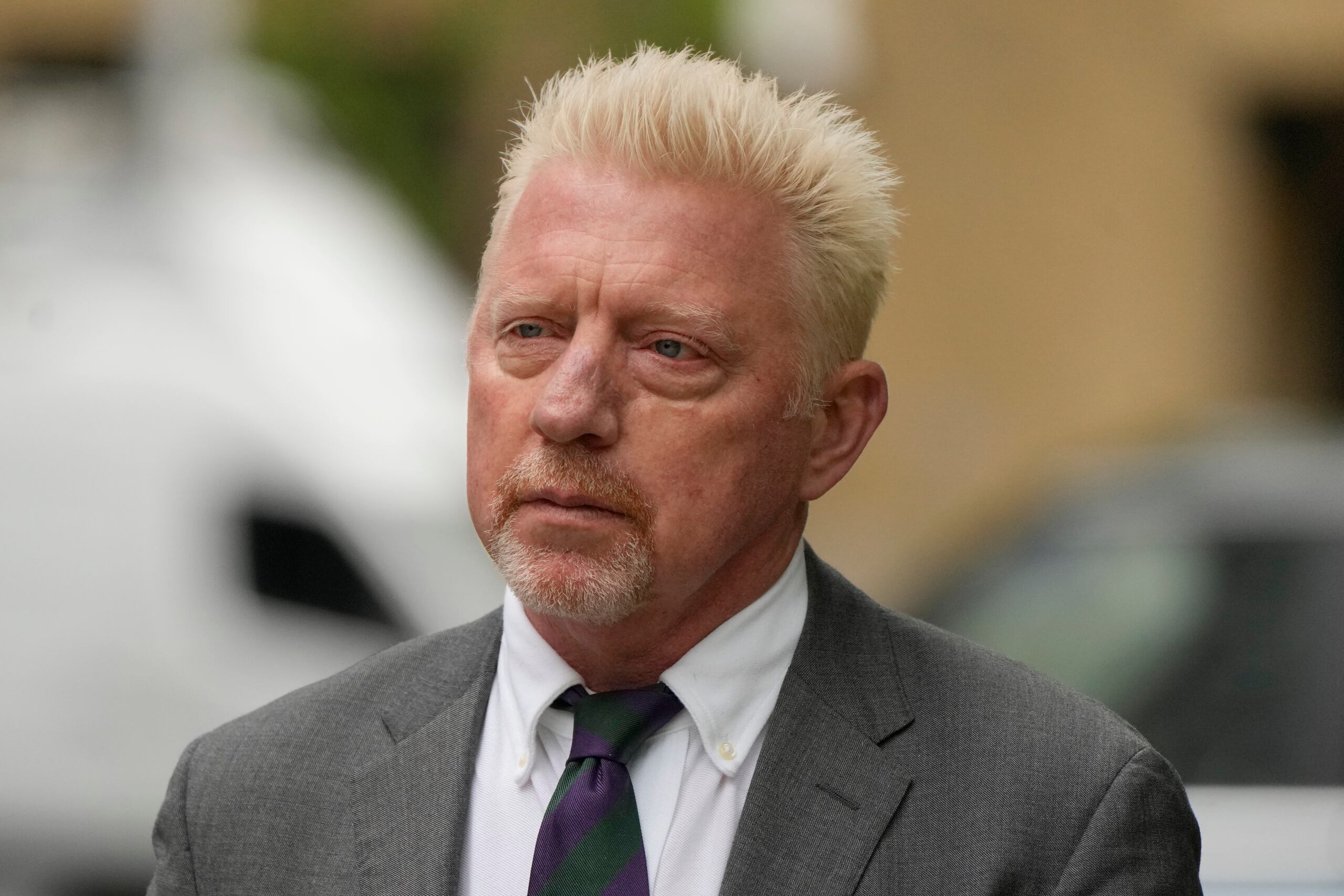 El exjugador de tenis Boris Becker a su llegada a la Corte Real de Southwark, en Londres, para recibir sentencia.