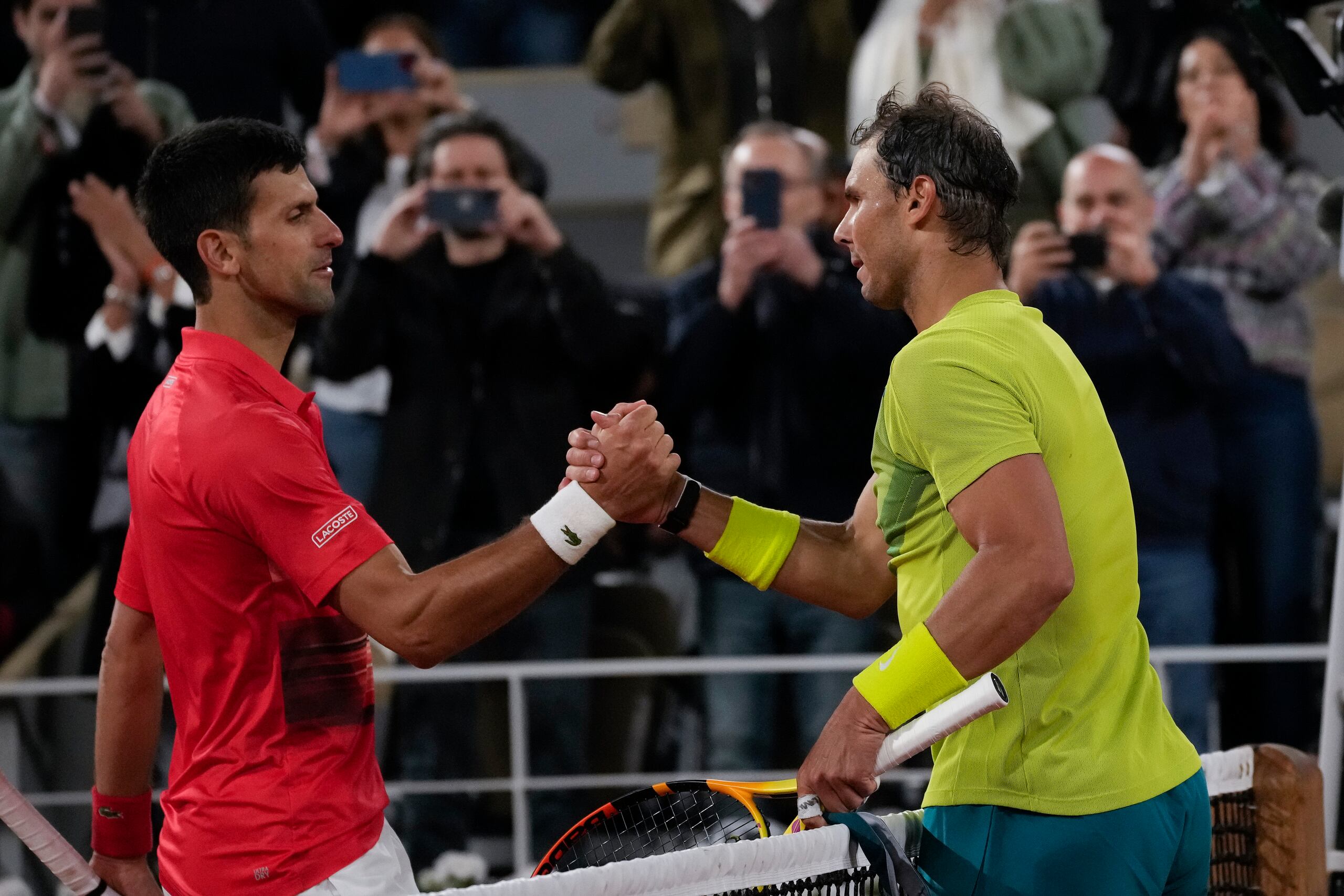 Roger Federer se refirió a Novak Djokovic y Rafael Nadal como posiblemente "los Grandes".