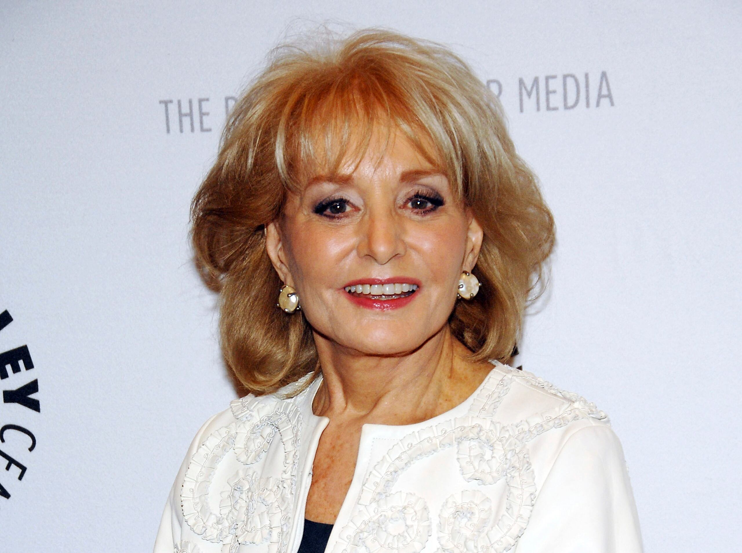 La presentadora de noticias, Barbara Walters.