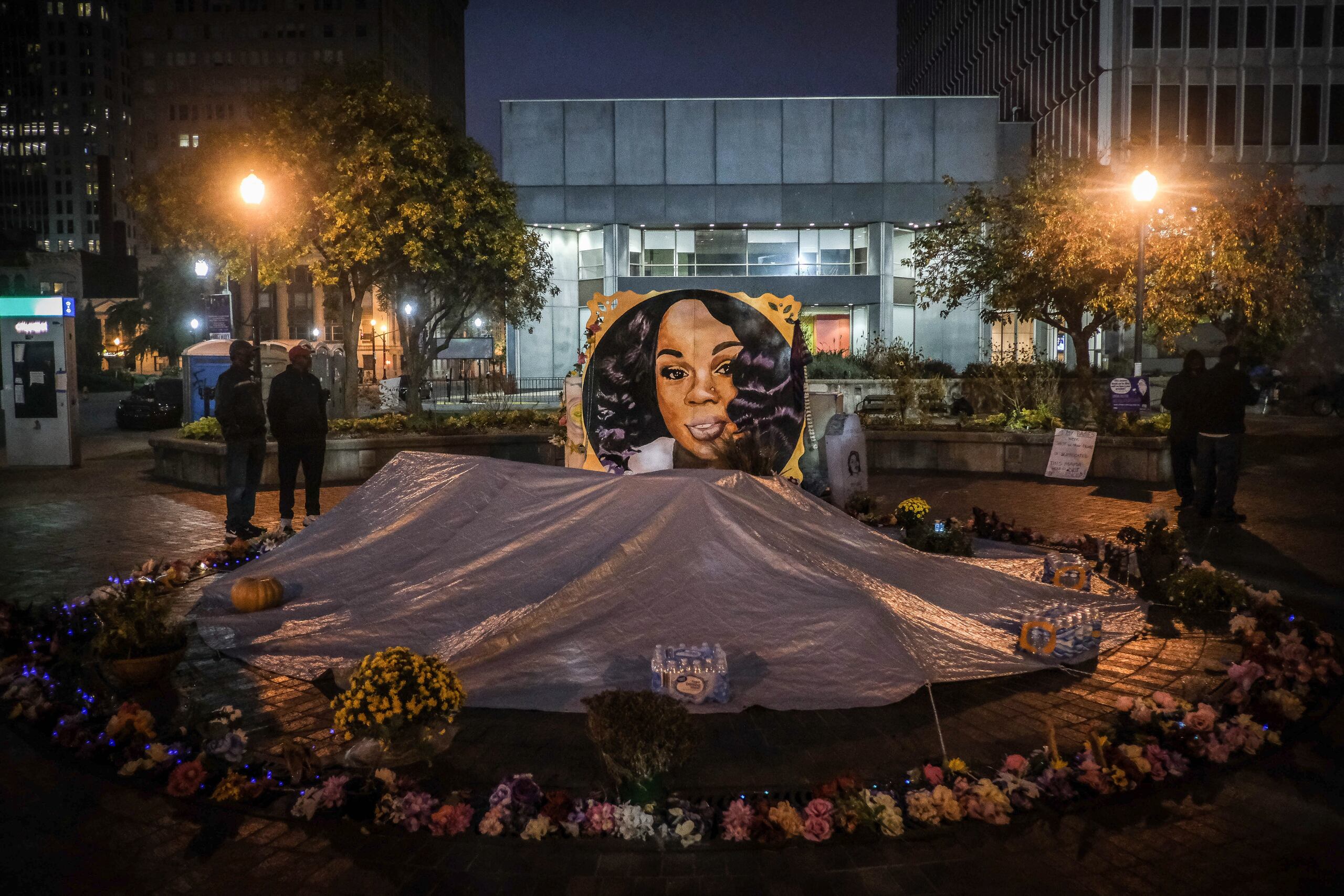 Memorial de Breonna Taylor en Louisville, Kentucky.