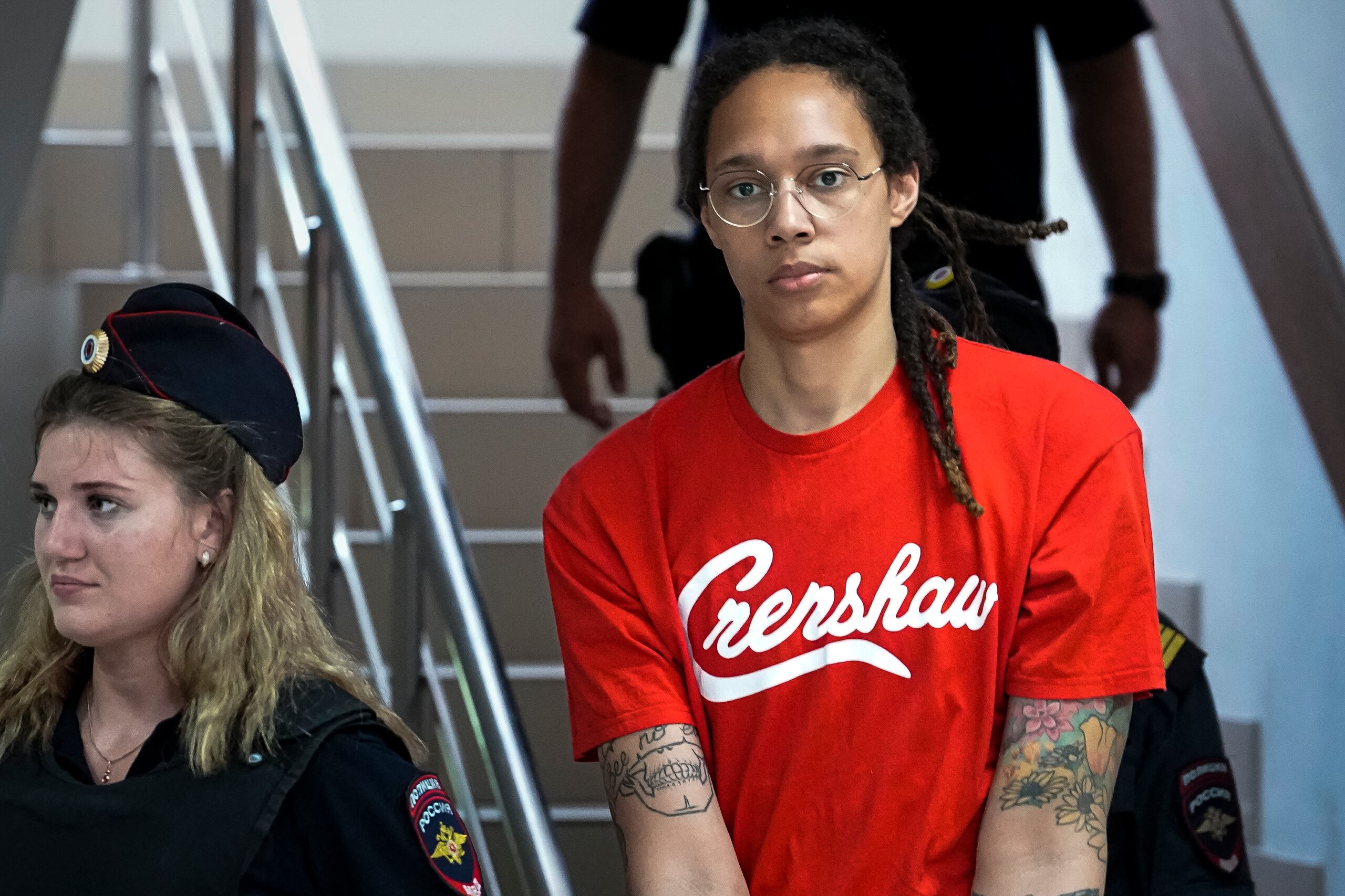 Brittney Griner detenida en Rusia desde febrero.