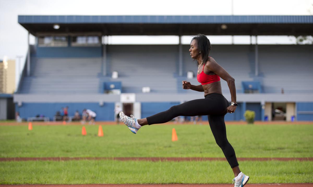 A escena el Campeonato Nacional Master de atletismo Primera Hora