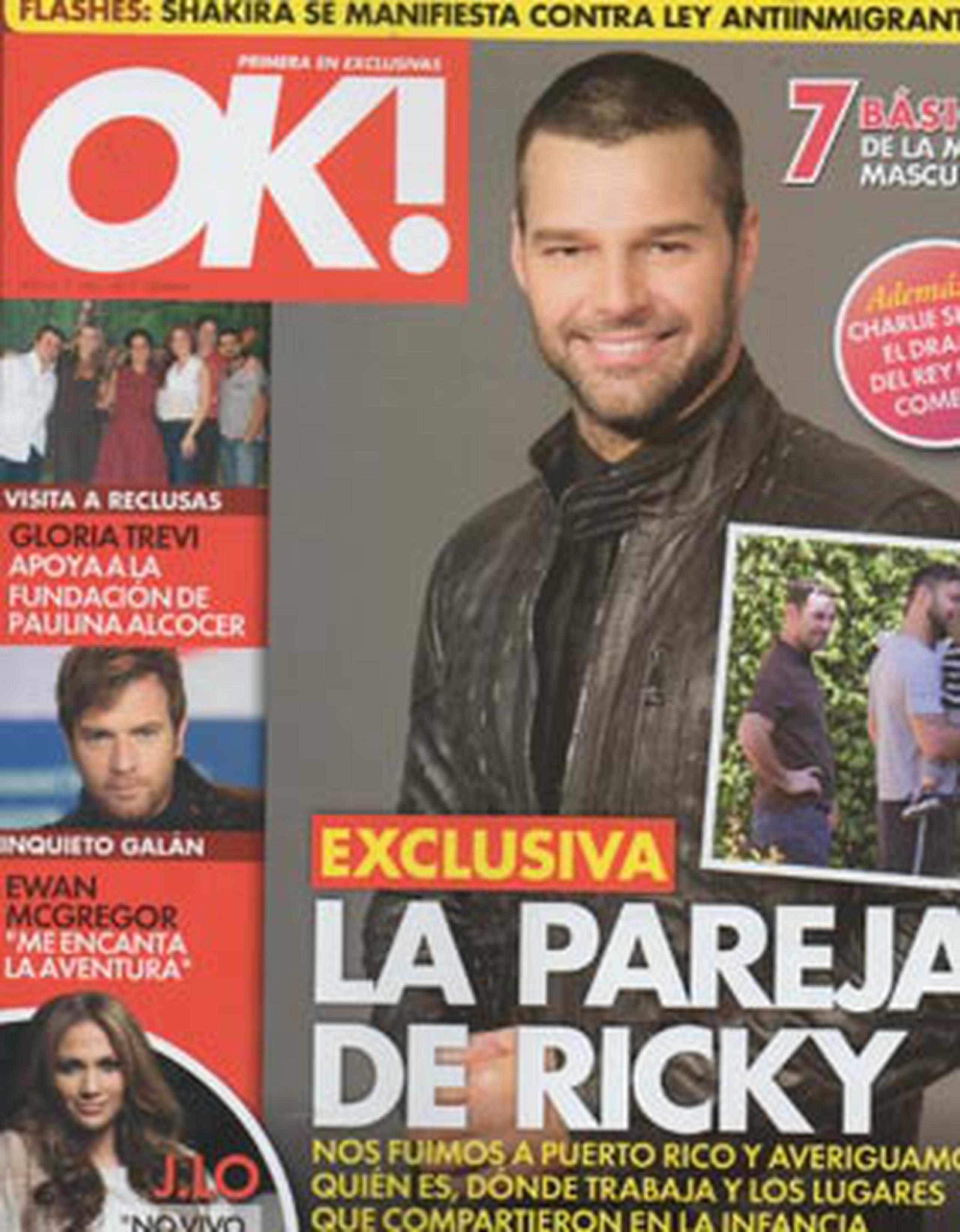 Según la revistas OK, la pareja de Ricky Martin es Carlos González Abella, un joven de 33 años, quien se desempeña como asesor financiero.