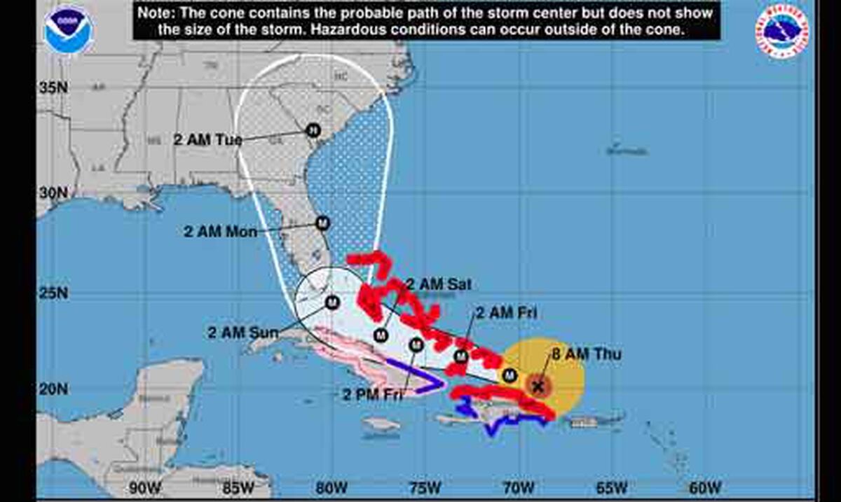 Podrían emitir vigilancia de huracán para Florida Primera Hora