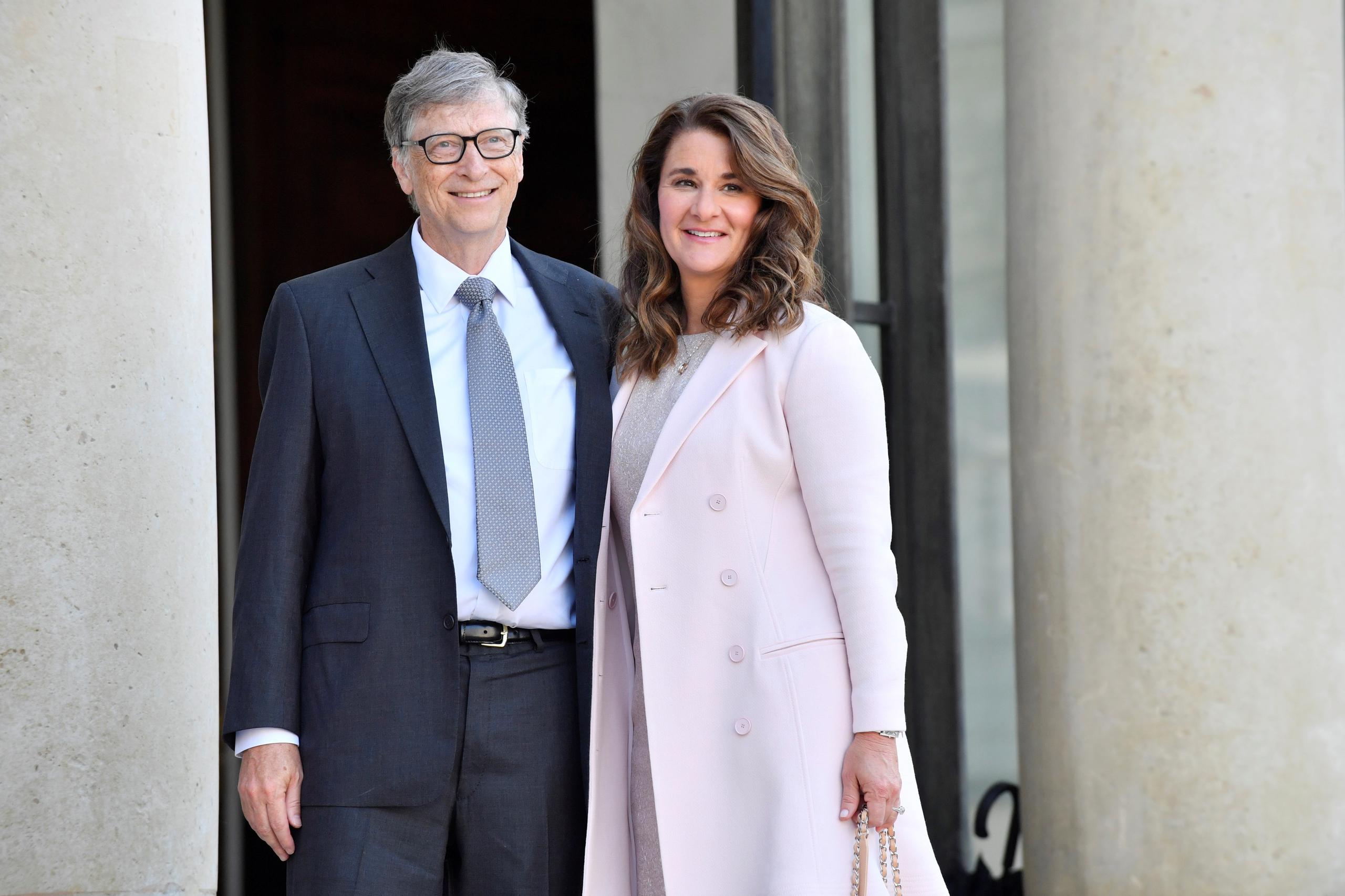 Fotografía de archivo de Melinda y Bill Gates.