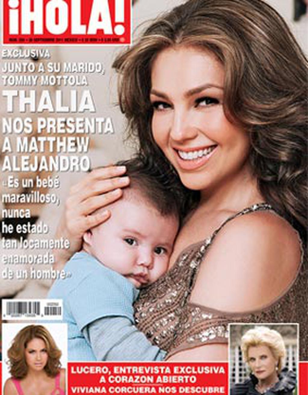 Thalía muestra a su bebé - Primera Hora