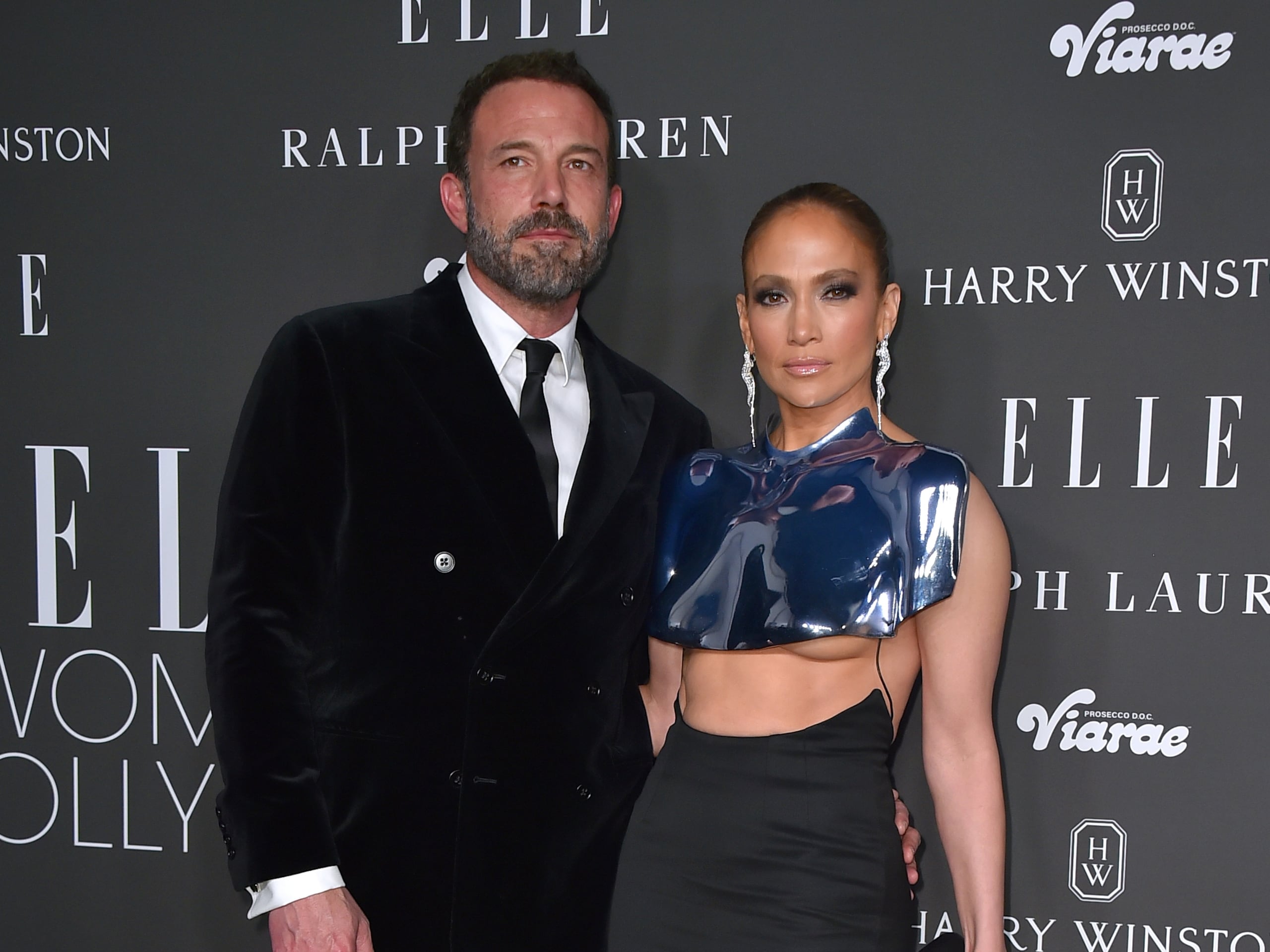 Ben Affleck, left, and Jennifer Lopez attend the ELLE Women in Hollywood celebration, Tuesday, Dec. 5, 2023, in Los Angeles. (Photo by Jordan Strauss/Invision/AP)