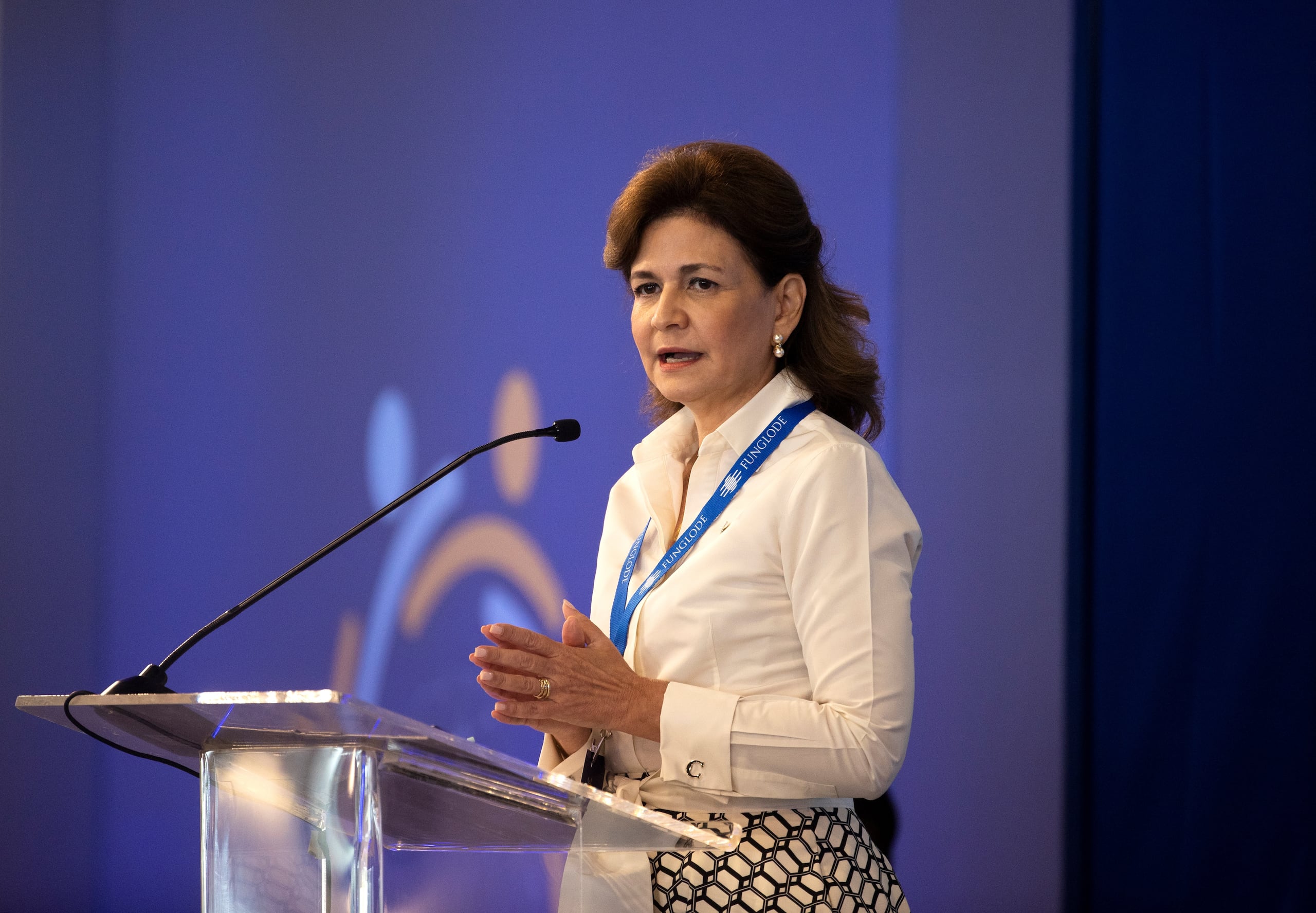 Fotografía de archivo en la que se registró a la vicepresidenta de República Dominicana, Raquel Peña.