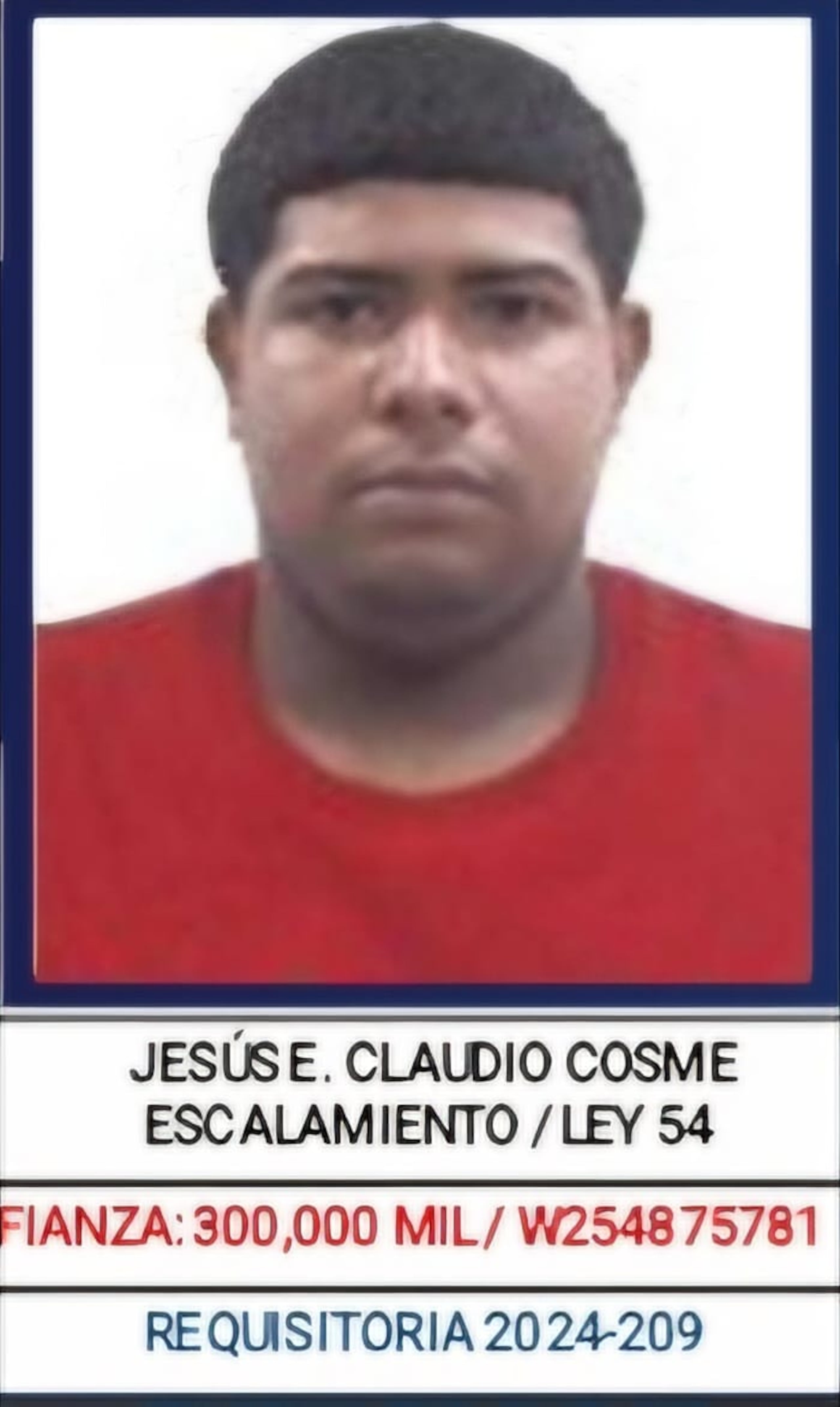 Jesús E. Claudio Cosme.