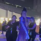 La reacción de Karla Guilfú al no pasar al top 3 de Miss Universe