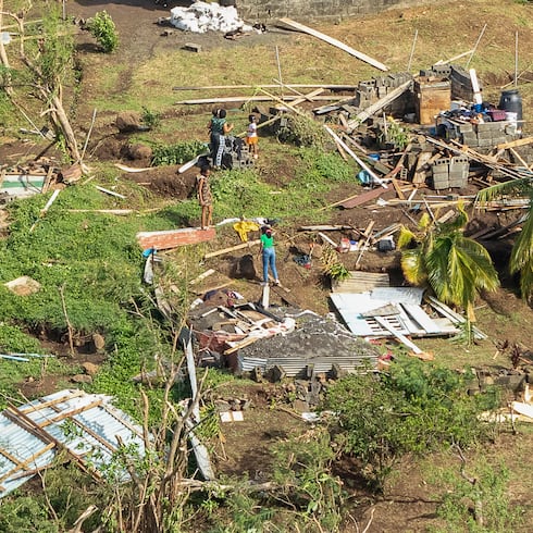La destrucción que causó Beryl en San Vicente y Granadinas