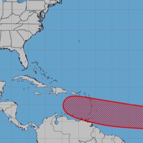 ¿Para dónde va la onda tropical en el Atlántico?