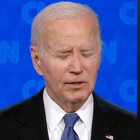 Titubeo y balbuceo: así Biden perdió el hilo durante debate contra Trump
