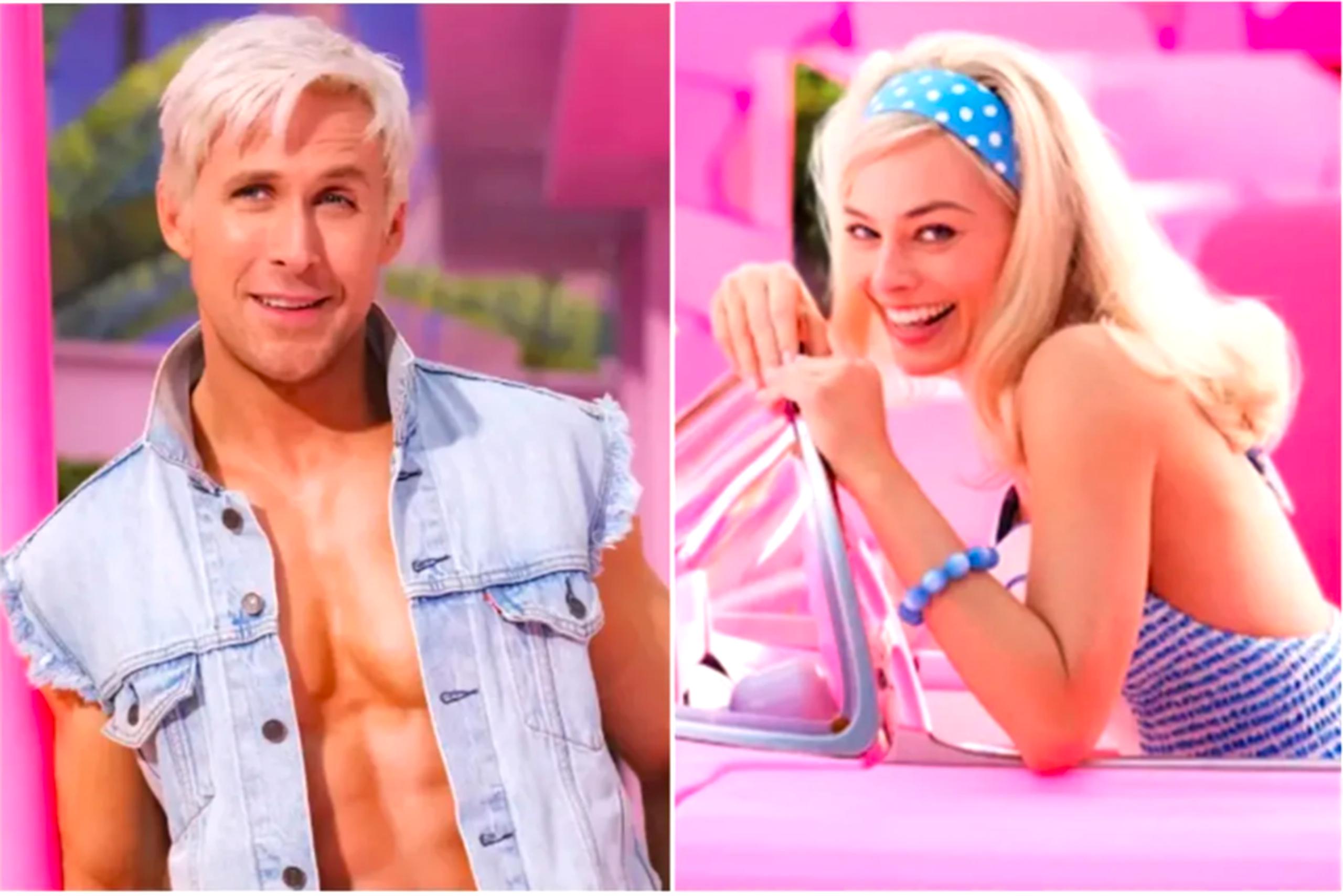 Barbie, la película qué actores a Margot Robbie y Ryan